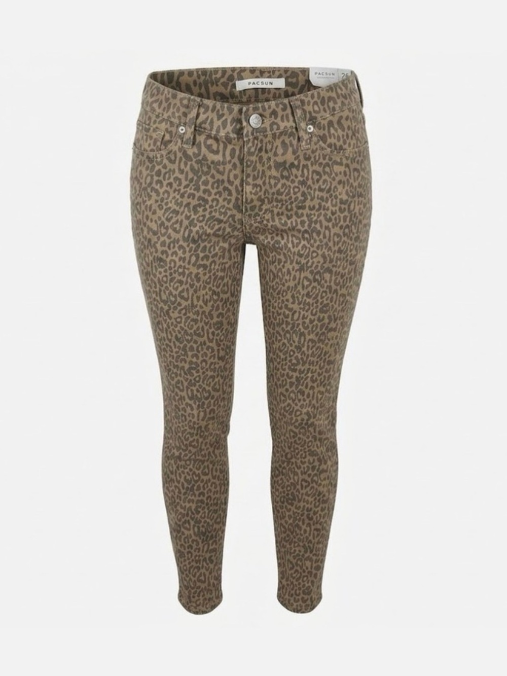 PacSun Leopard Print High Waisted Jeggings